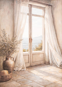 Apusuri blânde se rostogolesc printre draperii transparente.-7