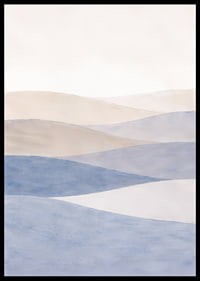 Soft blue and beige waves sweep across a tranquil landscape.-6