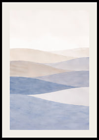 Soft blue and beige waves sweep across a tranquil landscape.-2