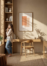 Myke jordtoner i perfekt harmoni skaper et rolig uttrykk.-8