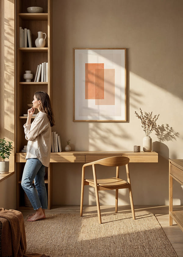 Plakat Geometric Desert Harmony crossfade