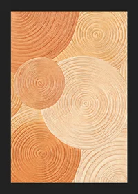 Soft circles in earthy tones create calm and harmony.-5