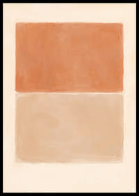 To myke rektangler i varme, jordnære toner.-0