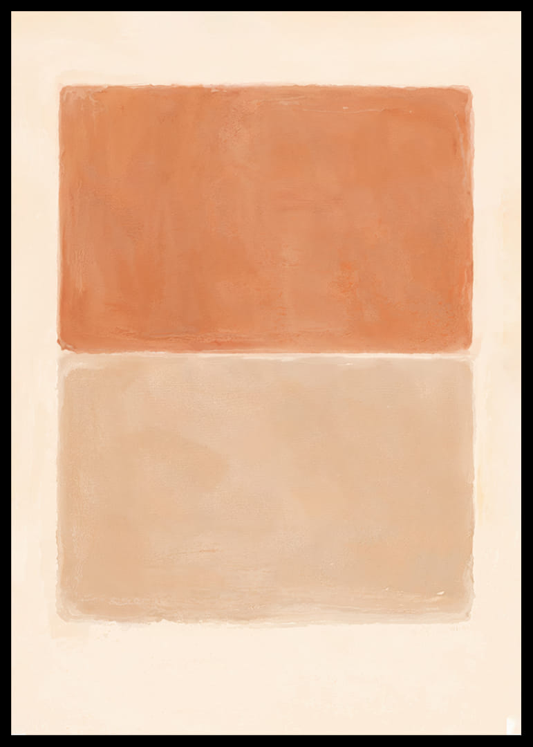 To myke rektangler i varme, jordnære toner.-12