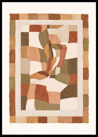 Abstrakte jordfarger skaper en varm og innbydende følelse.-0