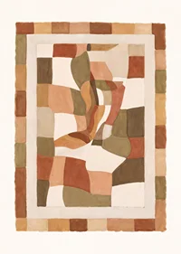 Abstract earth tones create a warm and inviting feeling.-1