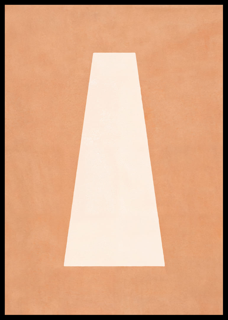 En beroligende plakat med jordnære toner og abstrakt enkelhet.-12