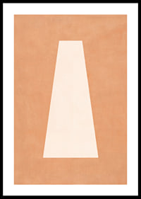 En lugnande poster med jordnära toner och abstrakt enkelhet.-0