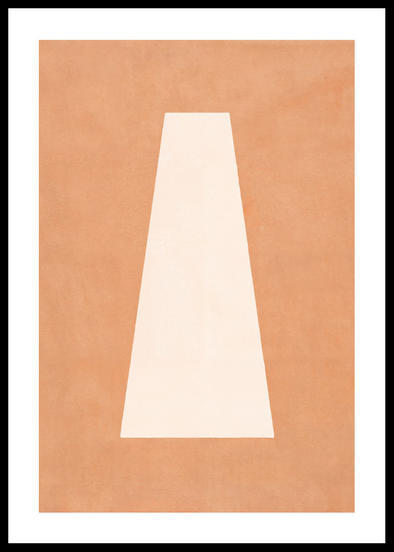 En lugnande poster med jordnära toner och abstrakt enkelhet.-12