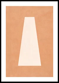 A calming poster with earthy tones and abstract simplicity.-0