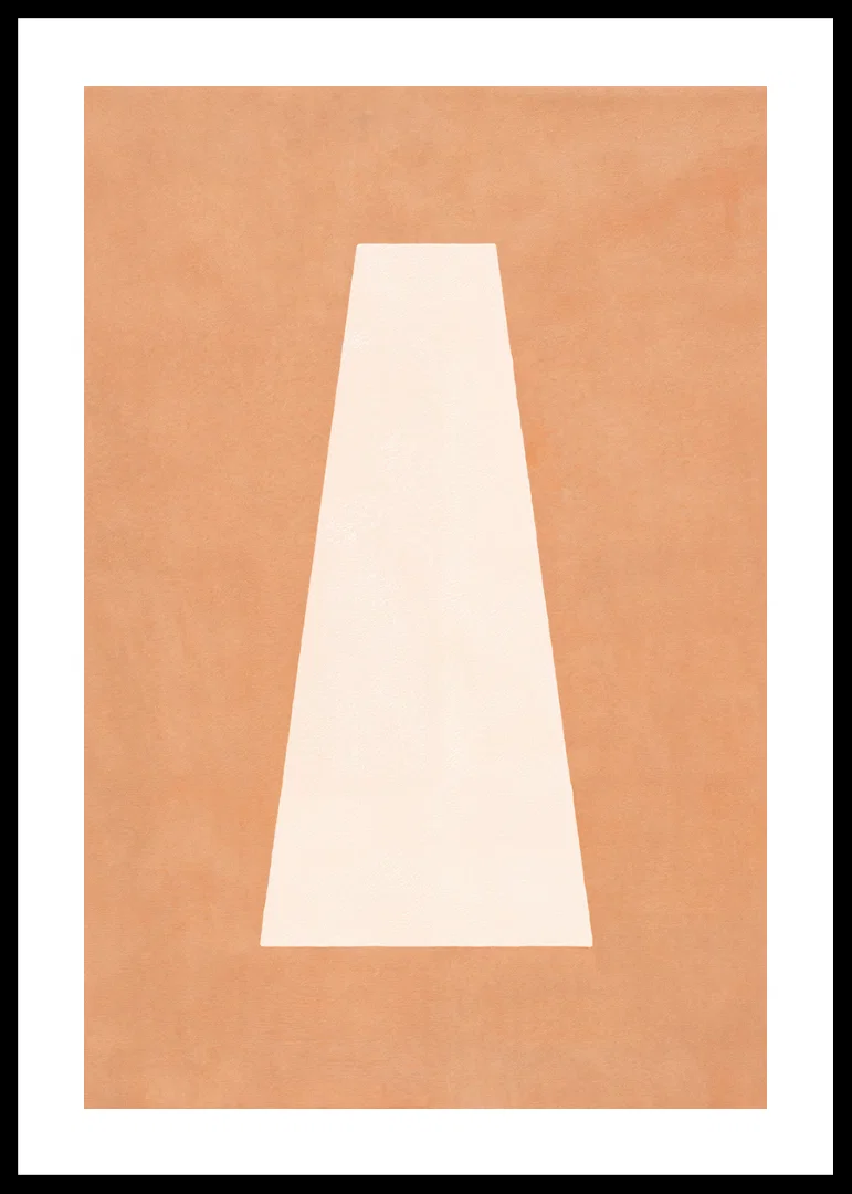 A calming poster with earthy tones and abstract simplicity.-12