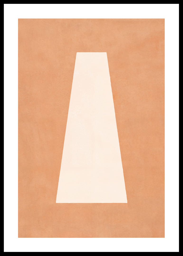 En beroligende plakat med jordnære toner og abstrakt enkelhet.-12