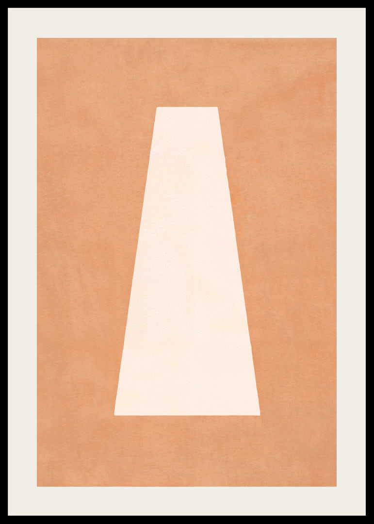 En lugnande poster med jordnära toner och abstrakt enkelhet.-12