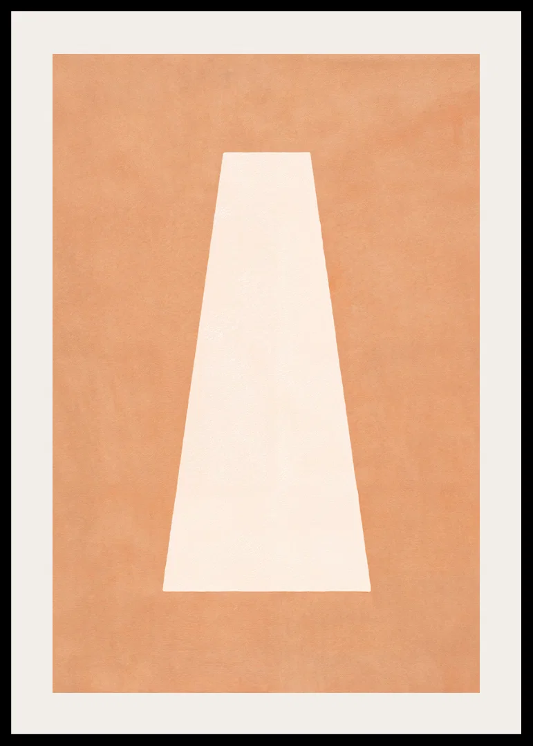 A calming poster with earthy tones and abstract simplicity.-12