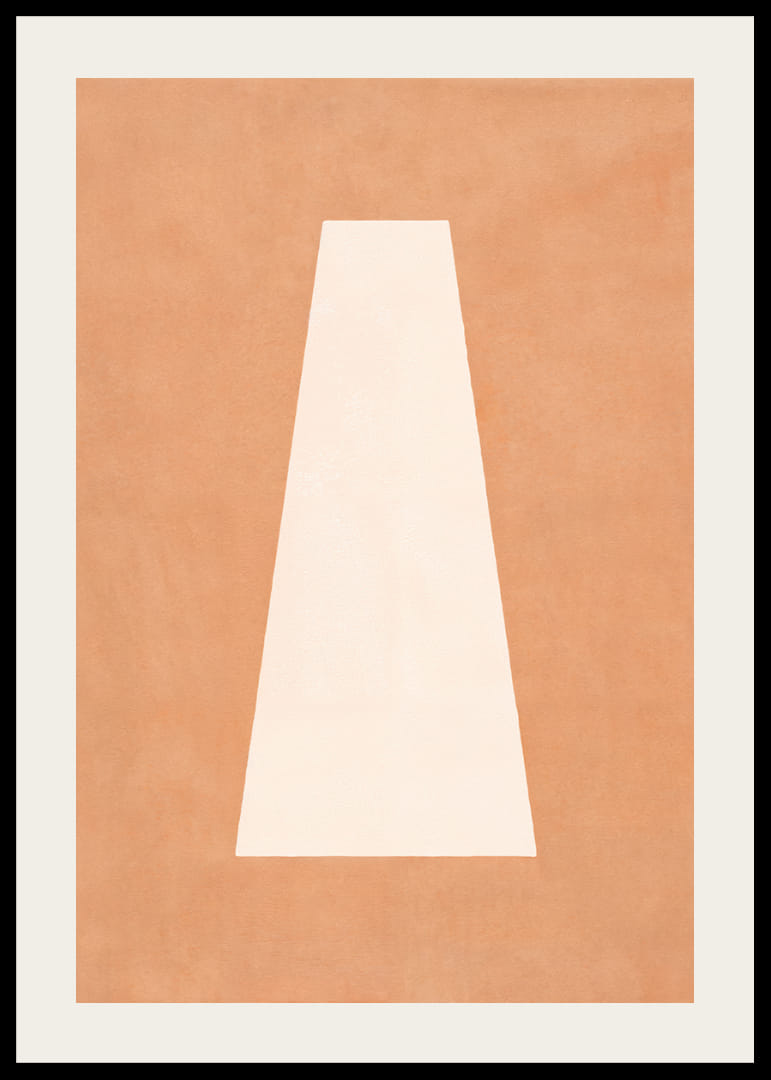 En beroligende plakat med jordnære toner og abstrakt enkelhet.-12