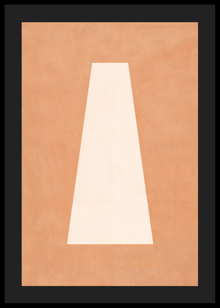 En beroligende plakat med jordnære toner og abstrakt enkelhet.-12