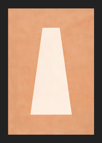 En beroligende plakat med jordnære toner og abstrakt enkelhet.-5