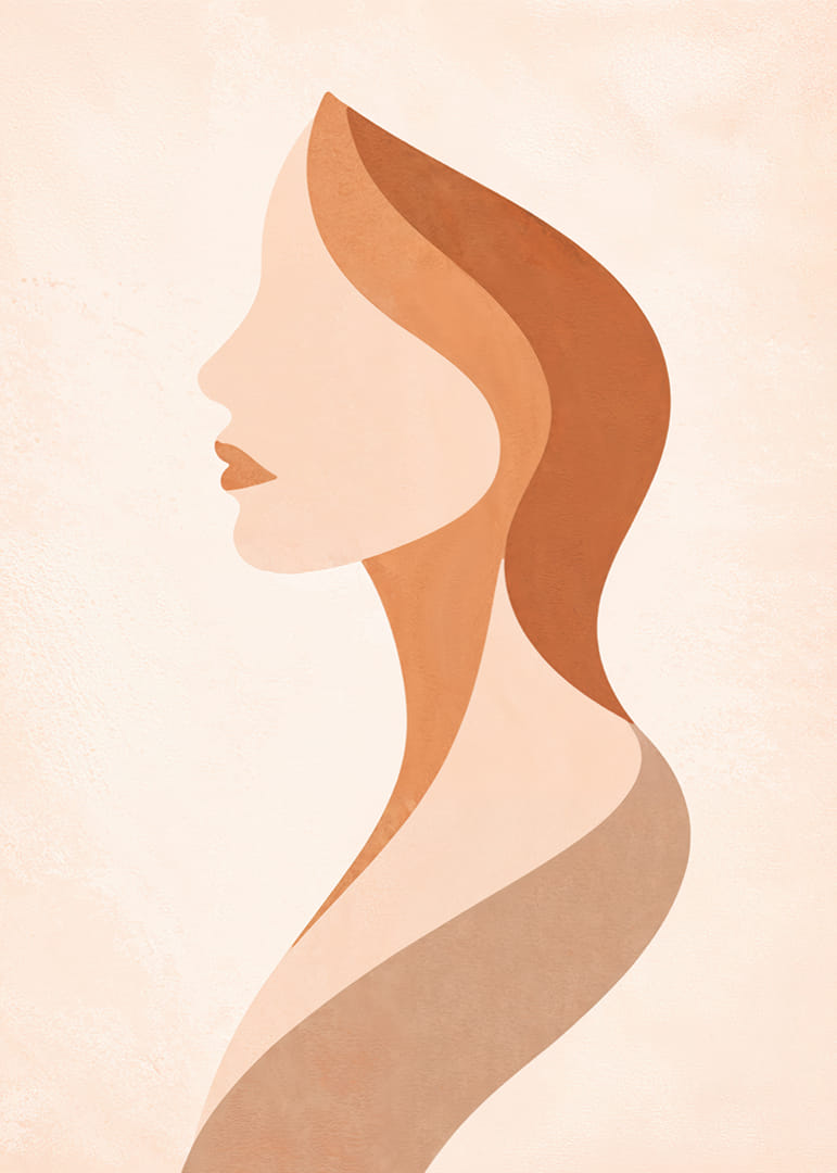 Elegant and harmonious silhouette in soft earth tones.-12