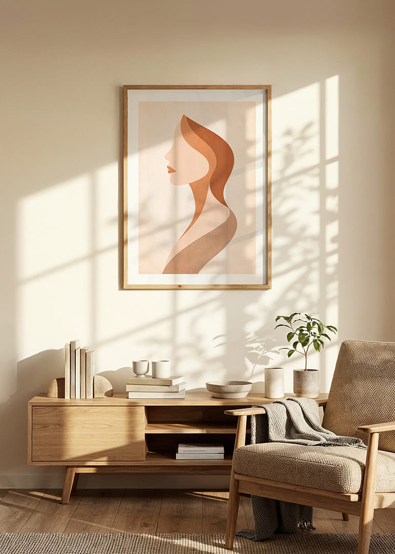 Elegant and harmonious silhouette in soft earth tones.-12