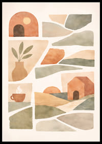 Bløde toner skaber rolig og jordnær skønhed.-0