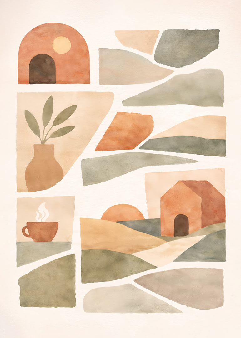 Soft tones create calm and earthy beauty.-12