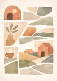 Soft tones create calm and earthy beauty.-1