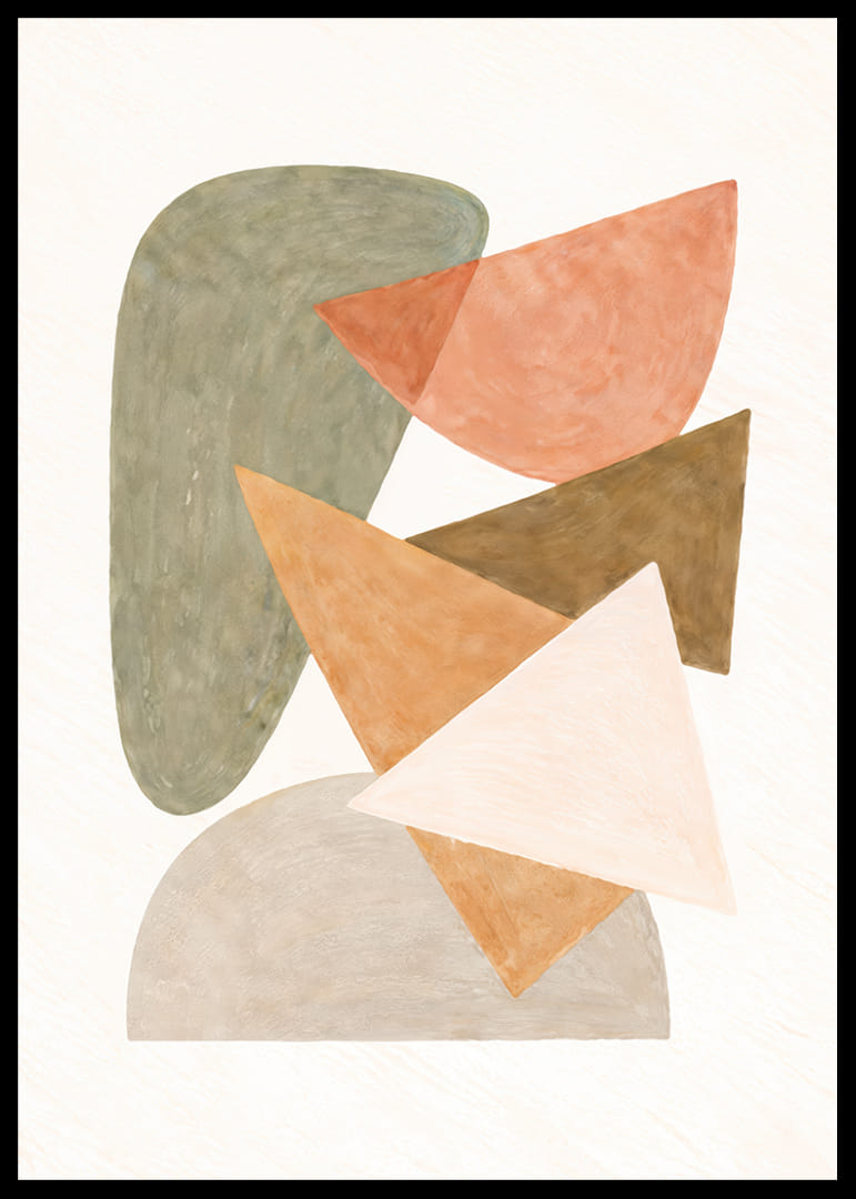 Soft shapes in earthy colors create calm and harmony.-12