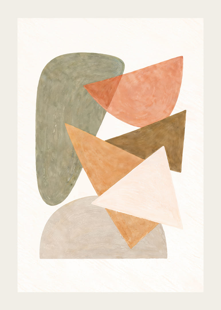 Soft shapes in earthy colors create calm and harmony.-12