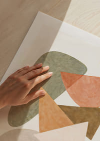 Soft shapes in earthy colors create calm and harmony.-9