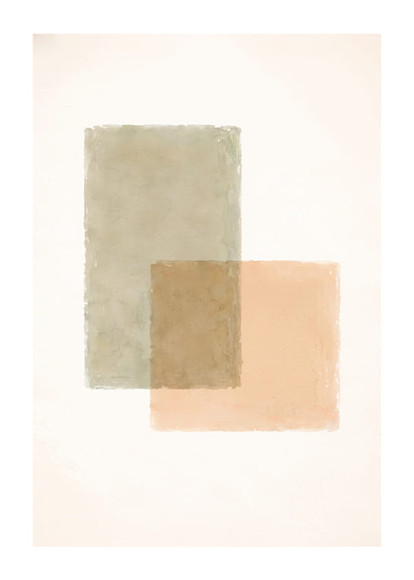 Plakat Subtle Pastel Balance