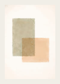 Myke, dempede farger i harmonisk overlapping.-3