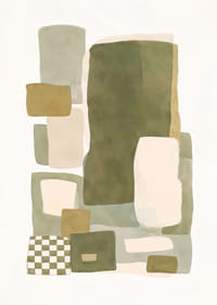 Myke fargefelt danner en harmonisk abstraksjon.-7