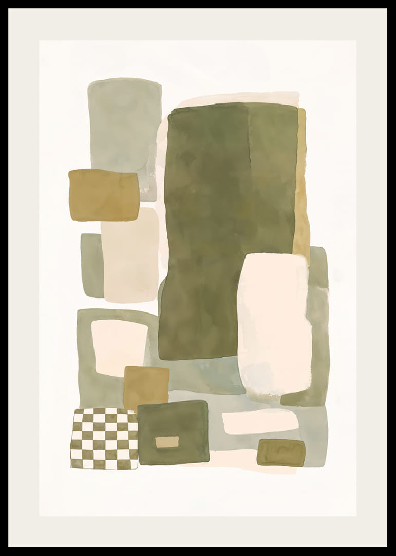 Myke fargefelt danner en harmonisk abstraksjon.-12