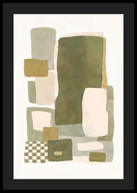 Myke fargefelt danner en harmonisk abstraksjon.-4