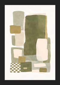 Myke fargefelt danner en harmonisk abstraksjon.-5