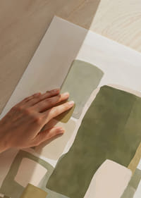 Myke fargefelt danner en harmonisk abstraksjon.-9