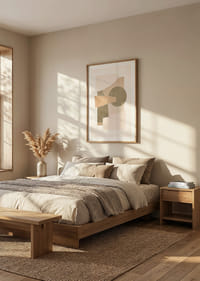 Soft shapes and earthy tones create calm.-8