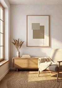 En harmonisk blandning av neutrala toner skapar lugn.-8