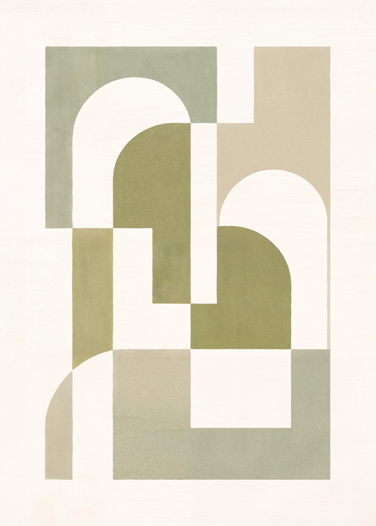 Soft shapes in a harmonious and balanced composition.-12