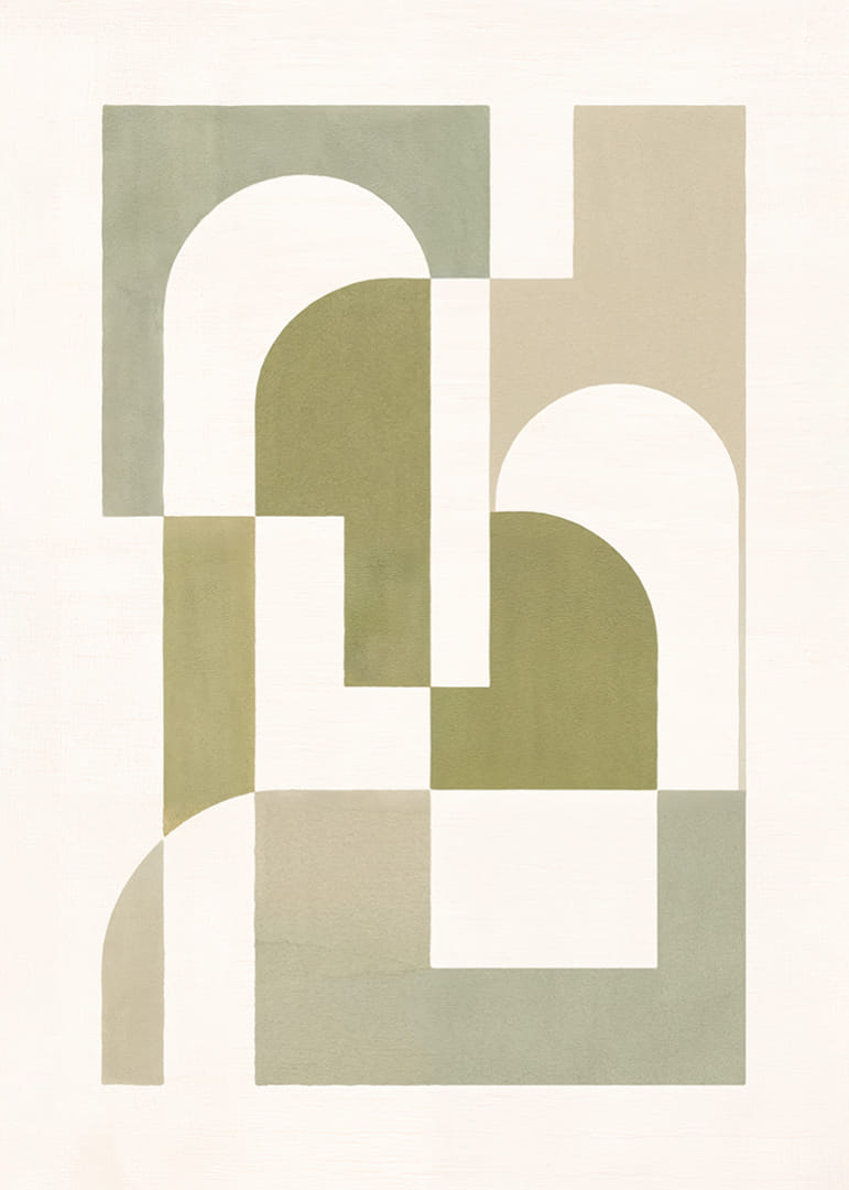 Soft shapes in a harmonious and balanced composition.-12