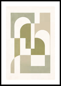 Soft shapes in a harmonious and balanced composition.-0