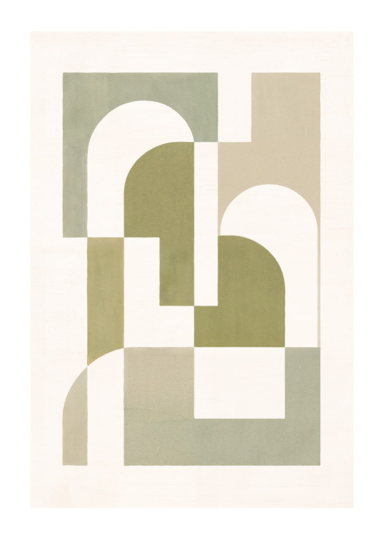 Soft shapes in a harmonious and balanced composition.-12