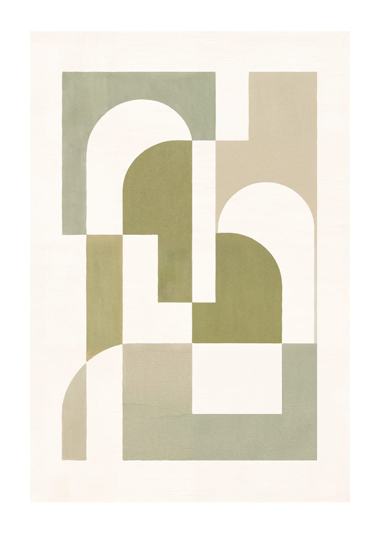 Soft shapes in a harmonious and balanced composition.-12