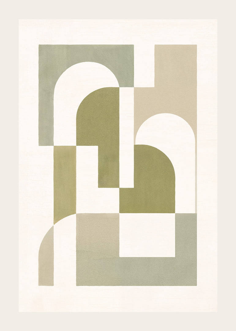Soft shapes in a harmonious and balanced composition.-12