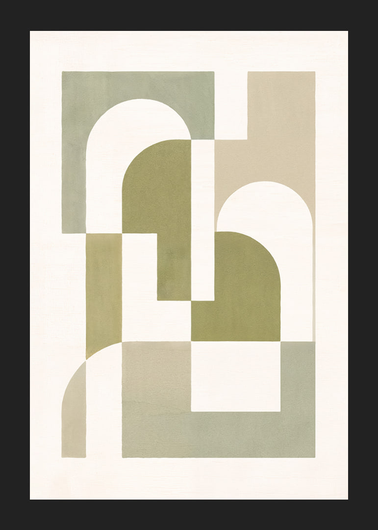 Soft shapes in a harmonious and balanced composition.-12