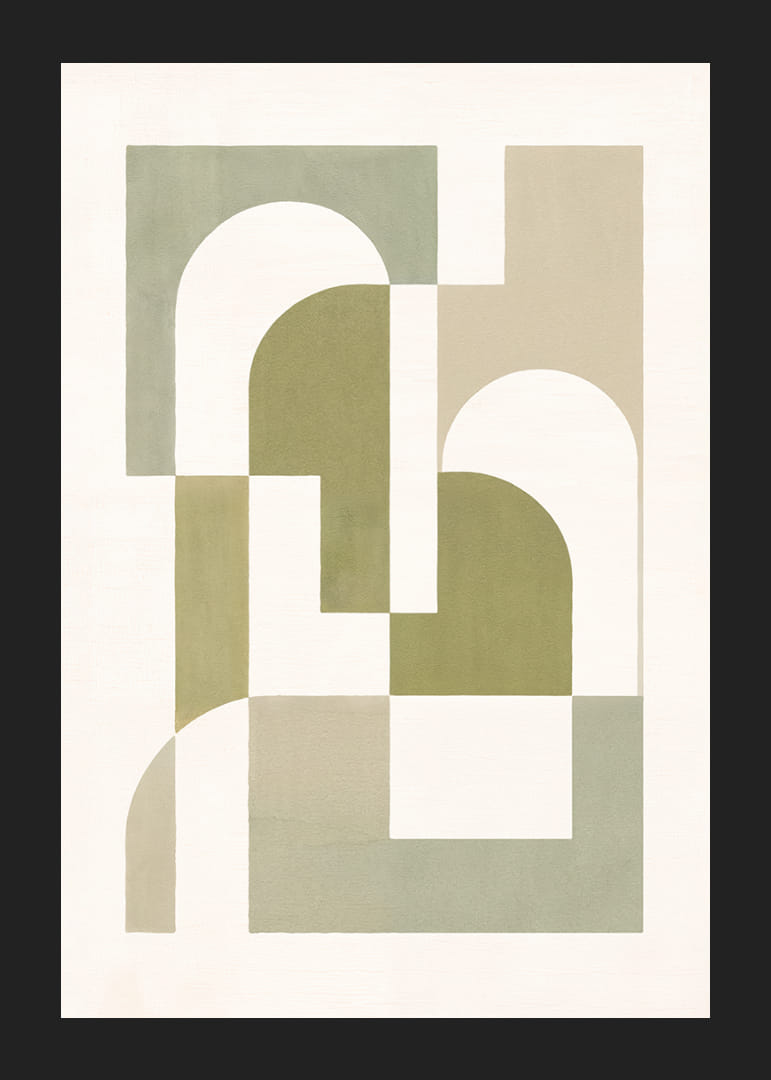 Soft shapes in a harmonious and balanced composition.-12