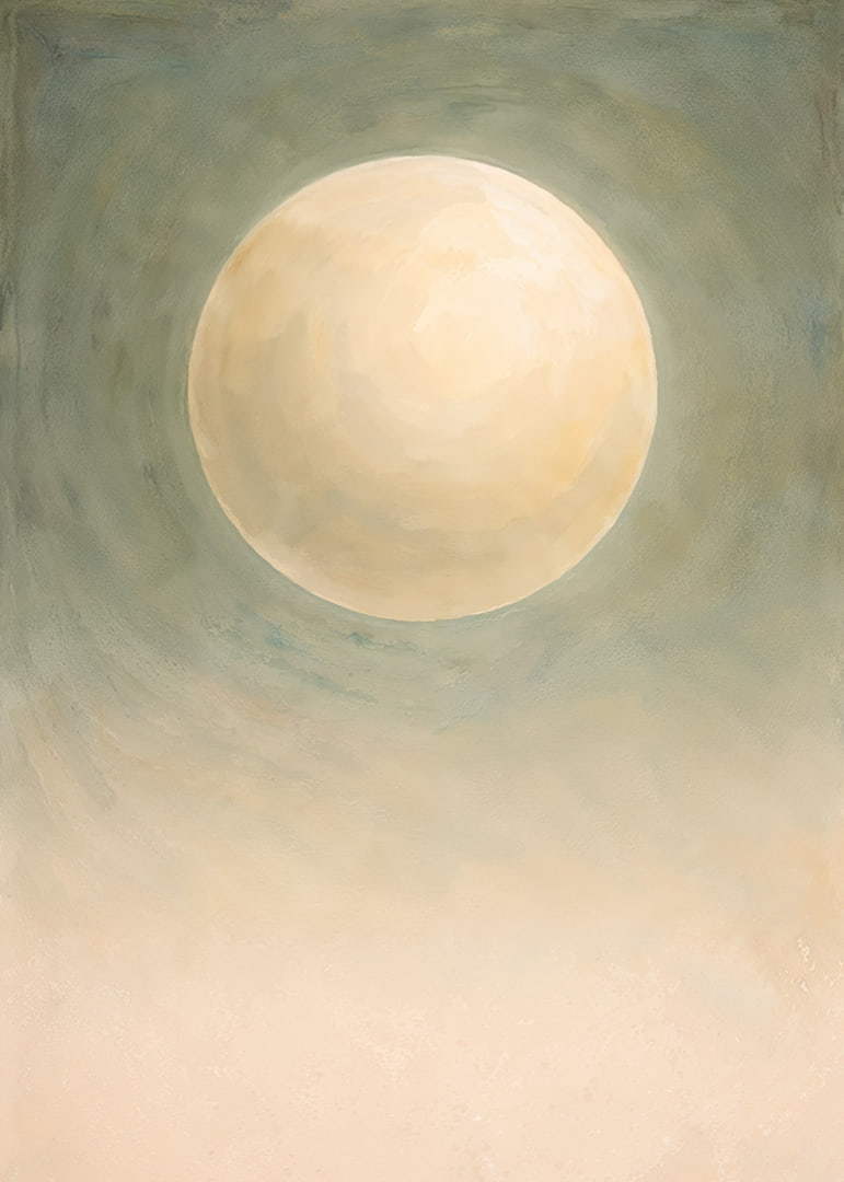 Soft moonlight floats in a misty blue landscape.-12