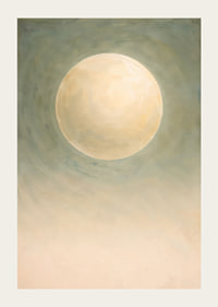 Soft moonlight floats in a misty blue landscape.-3