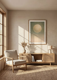 Soft moonlight floats in a misty blue landscape.-8