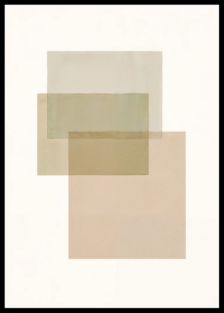 Soft tones that create a harmonious abstraction.-12